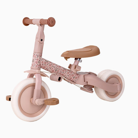 4-in-1 Kids Tricycle with Parent Handle, Safety Seat & Adjustable Design